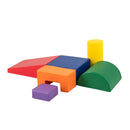 6 Pieces Foam Climbing Blocks Indoor Climb and Crawl Activity Playset with Rectangles by LJGDeals