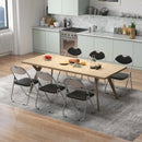 2/4/6 Pieces Portable Folding Dining Chairs Set with Carrying Handles by LJGDeals
