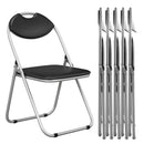 2/4/6 Pieces Portable Folding Dining Chairs Set with Carrying Handles by LJGDeals