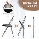 2/4/6 Pieces Portable Folding Dining Chairs Set with Carrying Handles by LJGDeals
