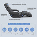 6-Position Adjustable Floor Chair with Adjustable Armrests and Footrest by LJGDeals