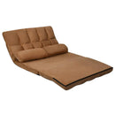 6-Position Foldable Floor Sofa Bed with Detachable Cloth Cover by DirectDeals