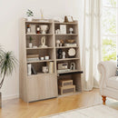 6-Tier Bookcase Freestanding Ladder Bookshelf with 2 Adjustable Shelves and Flip Up Door by LJGDeals
