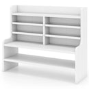6-Tier Compact Storage Rack with Removable Shelves - White by LJGDeals