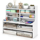 6-Tier Compact Storage Rack with Removable Shelves - White by LJGDeals
