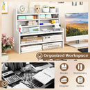 6-Tier Compact Storage Rack with Removable Shelves - White by LJGDeals