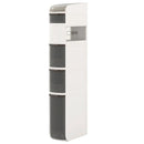 5-Tier Narrow Bathroom Storage Cabinet with Drawers and Tissue Box by LJGDeals