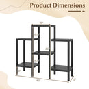 6-Tier Plastic Modular Storage Shelves for Living Room and Kitchen by LJGDeals