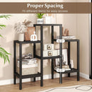 6-Tier Plastic Modular Storage Shelves for Living Room and Kitchen by LJGDeals