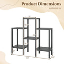 6-Tier Plastic Modular Storage Shelves for Living Room and Kitchen by LJGDeals