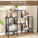 6-Tier Plastic Modular Storage Shelves for Living Room and Kitchen by LJGDeals