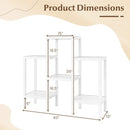 6-Tier Plastic Modular Storage Shelves for Living Room and Kitchen by LJGDeals
