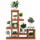 6 Tier Wood Plant Stand with High Low Structure by LJGDeals