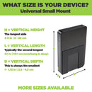 HIDEit Uni-S | Adjustable Small Electronics, Cable Box Mount + Small Computer Mount by HIDEit Mounts