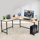 L Shaped Desk Corner Computer Desk PC Laptop Gaming Table Workstation by LJGDeals