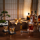 Whiskey Stones & Decanter Gift Set for Men & Women