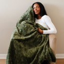 PATTERNED FAUX FUR THROW BLANKETS by Saranoni