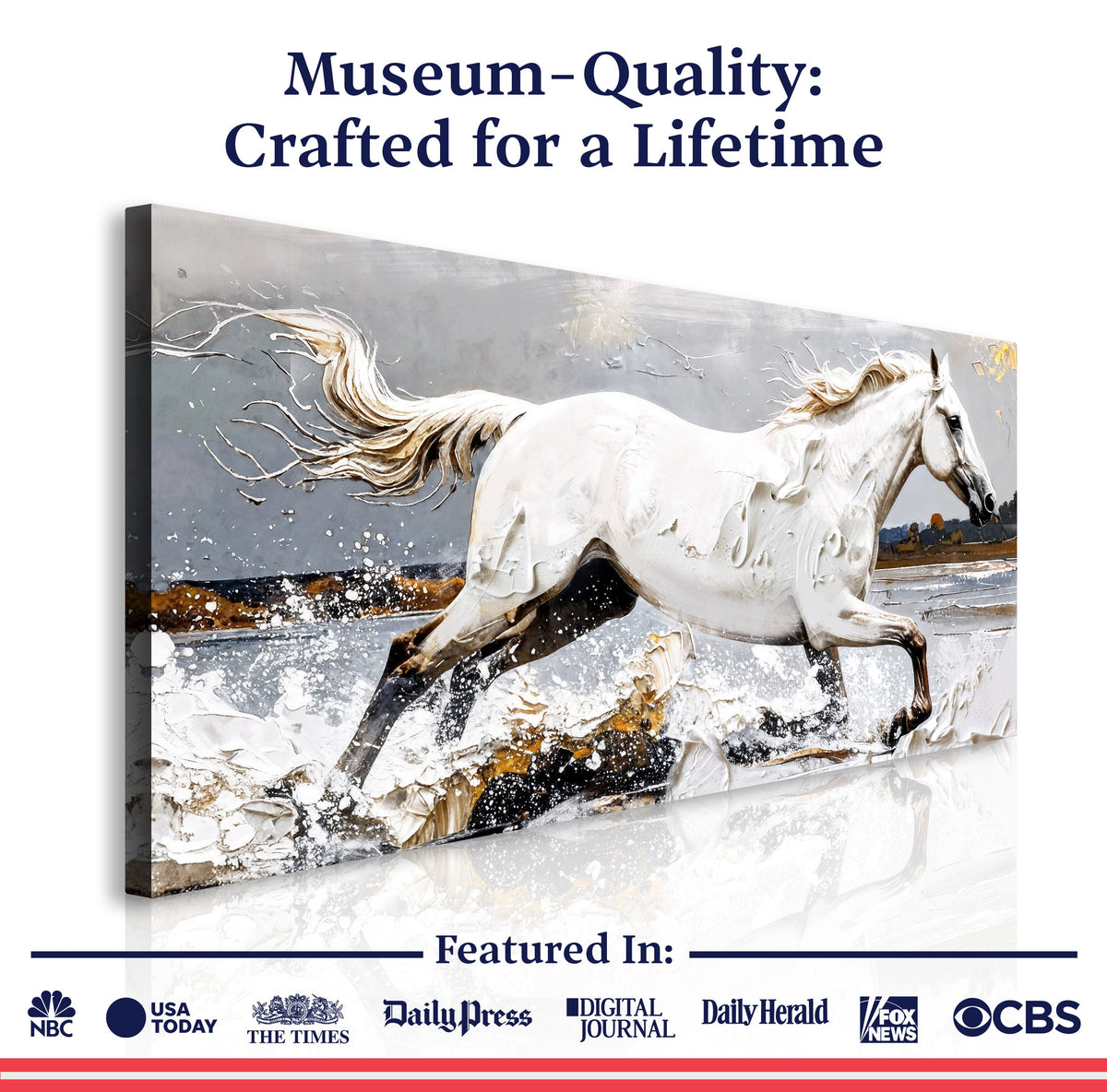Modern Abstract Horse Wall Art, photo 6 of 10