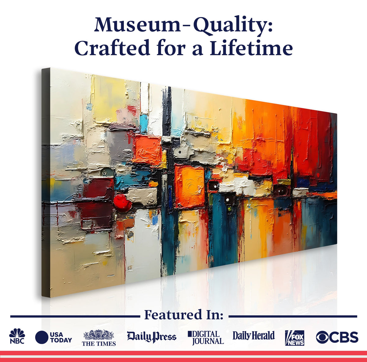 Colorful Abstract Wall Art II, photo 6 of 10