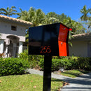 NEW! The Retrobox Locking Package Dropbox in JET BLACK - Modern Mailbox