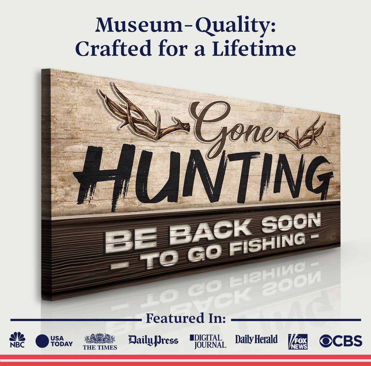 Gone Hunting Sign II, photo 6 of 10