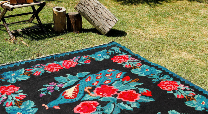 Handmade Unique Rug Kilim  5'6'' X 11'2''