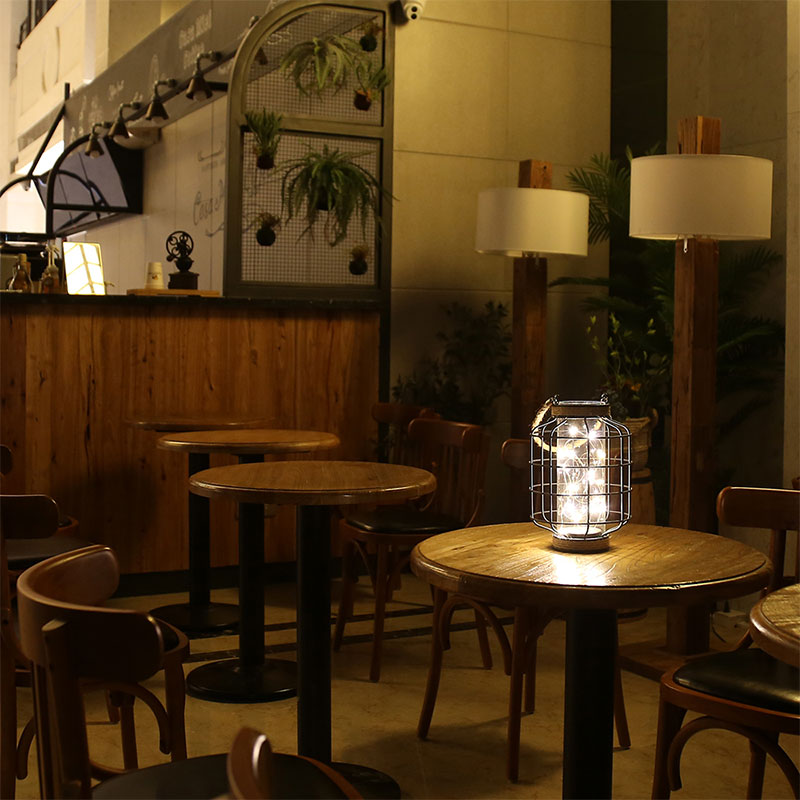 9.4" Tall Battery powered table lamp, photo 6 of 8