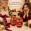 Crystal Christmas Tree Wine & Water Glasses - Set of 2