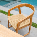Ubud Natural Teak Dining Chair by NORDICTEAK.COM