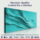 Turquoise Minimalist Wall Art