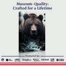 Grizzly Bear Double Exposure Wall Art