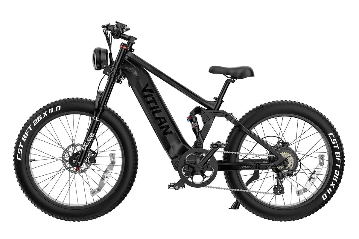 Vitilan T7PRO Full Suspension Mountain E-bike, photo 10 of 47