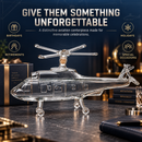 Helicopter Wine & Whiskey Decanter Black Hawk Chopper 750ml