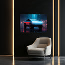 Car light up sign, Car neon light sign, Car wall art lighted, Car led wall decor, Car led sign, Garage neon sign, Neon painting art For Man - UvCar43