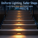 STLA10 6-Pack 6W Low Voltage 10.6" LED Outdoor Step Lights, 12V-24V 5CCT 1800K/2700K/3000K/4000K/.Integrated LED Aluminum Deck Lights Landscape Lights