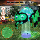 6 Feet Halloween Inflatable Spider with 3 Color Rotating Light by LJGDeals