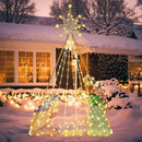 6 Feet Pre-Lit Nativity Scene Set with 240 Warm White LED Lights by LJGDeals