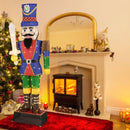 6 Feet Pre-Lit Nutcracker with Sword and 110 LED Lights by DirectDeals