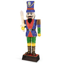 6 Feet Pre-Lit Nutcracker with Sword and 110 LED Lights by LJGDeals
