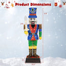 6 Feet Pre-Lit Nutcracker with Sword and 110 LED Lights by LJGDeals