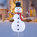 Pre-Lit Pop-up Christmas Decoration with 180 Cold White LED Lights