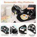 6-in-1 Baby Walker with Canopy Portable Activity Center Bouncer Rocker Combo with Music by LJGDeals