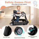 6-in-1 Baby Walker with Canopy Portable Activity Center Bouncer Rocker Combo with Music by LJGDeals