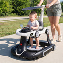 6-in-1 Baby Walker with Canopy Portable Activity Center Bouncer Rocker Combo with Music