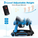 6-in-1 Baby Walker with Canopy Portable Activity Center Bouncer Rocker Combo with Music by LJGDeals