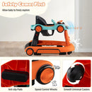 6-in-1 Baby Walker with Canopy Portable Activity Center Bouncer Rocker Combo with Music by LJGDeals