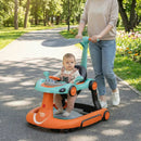 6-in-1 Baby Walker with Canopy Portable Activity Center Bouncer Rocker Combo with Music by LJGDeals