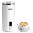 Electric Milk Frother and Steamer 6-in-1 Stainless Steel by LJGDeals