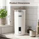 Electric Milk Frother and Steamer 6-in-1 Stainless Steel by LJGDeals