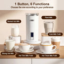 Electric Milk Frother and Steamer 6-in-1 Stainless Steel by DirectDeals